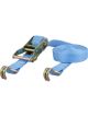 Curt 15ft Light Blue Cargo Strap w/J Hooks 3000lbs