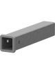 Curt 18in Raw Steel Receiver Tubing 2-1/2in Receiver