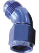 Aeroflow 45 Degree Full Flow Female/Male Flare Swivel -16AN Blue