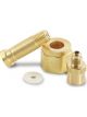 DEI Tank Nut and Nipple -4AN M to 320 CGA F