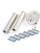 DEI Protect-A-Boot and Wire Kit 2 Cylinder Silver