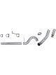 Diamond Eye Kit 5In Dpf-Back Sgl Ss For 2011-2015 Chevy 6.6L 2500/3500