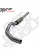 Diamond Eye Kit 5In Cb Sgl Ss For 94-97 Ford 7.3L F250/F350 Powerstroke