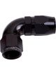Aeroflow 550 Cutter Swivel 90 Degree Hose End -6AN Black 25 Pack  AF553-06-25BLK