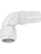 Aeroflow Cutter 90 Degree Stepped Hose End -10AN to -8 Silver