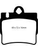 EBC For 01-02 Mercedes-Benz CL55 AMG 5.5 Redstuff Rear Brake Pads