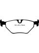 EBC For 01-03 BMW 525i 2.5 E39 Redstuff Rear Brake Pads