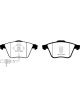 EBC For 02-04 Audi A6 Quattro 2.7 Twin Turbo Sedan 4 Pad Set Yellowst…
