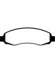 EBC For 03-04 Dodge Dakota 2WD 3.7 Greenstuff Front Brake Pads