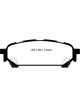 EBC For 03-05 Subaru Impreza 2.0 Turbo WRX Bluestuff Rear Brake Pad…