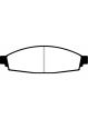 EBC For 03-06 Lincoln Aviator 4.6 Greenstuff Front Brake Pads