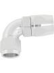 Aeroflow Cutter 90 Degree Stepped Hose End -10AN to -12 Silver
