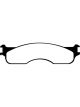 EBC For 04 Dodge Ram SRT-10 8.3 Redstuff Front Brake Pads