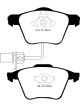 EBC For 04-08 Audi S4 4.2 Bluestuff Front Brake Pads