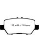 EBC For 05-08 Acura RL 3.5 Greenstuff Rear Brake Pads