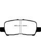 EBC For 05-09 Buick Allure Canada 3.6 Yellowstuff Rear Brake Pads