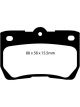 EBC For 06-07 Lexus GS300 3.0 Yellowstuff Rear Brake Pads