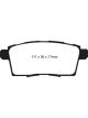 EBC For 06-08 Ford Edge 3.5 2WD Redstuff Rear Brake Pads