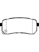 EBC For 07-12 Hyundai Veracruz 3.8 Greenstuff Rear Brake Pads