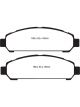 EBC For 08+ Toyota Venza 2.7 Redstuff Front Brake Pads