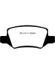 EBC For 08-09 Mercedes-Benz B200 2.0 Redstuff Rear Brake Pads