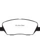 EBC For 08-11 Kia Borrego 3.8 Greenstuff Front Brake Pads