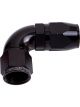 Aeroflow 550 Series Cutter Swivel 90 Degree Hose End -20AN Black