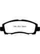 EBC For 09-14 Acura TL 3.5 Ultimax2 Front Brake Pads