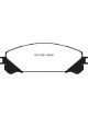 EBC For 10+ Lexus RX350 3.5 Japan Redstuff Front Brake Pads