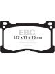 EBC For 12+ Hyundai Equus 5.0 Yellowstuff Front Brake Pads