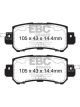 EBC For 12+ Mazda CX-5 2 Greenstuff Rear Brake Pads