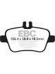EBC For 13+ Mercedes-Benz CLA250 2.0 Turbo Greenstuff Rear Brake Pads