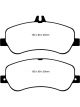 EBC For 13-16 Mercedes-Benz GLK250 2.1 Twin TD Yellowstuff Front Brak…
