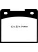 EBC For 66-74 Lotus Elan 1.6 Yellowstuff Front Brake Pads