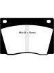 EBC For 67-69 Fiat Dino 2 Ultimax2 Front Brake Pads