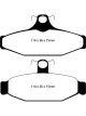 EBC For 83-87 Chevrolet Corvette C4 5.7 Bluestuff Rear Brake Pads