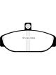 EBC For 83-90 Volvo 760 2.3 Turbo Girling Ultimax2 Front Brake Pads