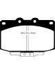 EBC For 86-89 Mazda RX7 2.4 1.3 RotaryVented Rear Rotors Bluestuff F…