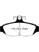 EBC For 87-93 Ford Mustang 5.0 Redstuff Rear Brake Pads