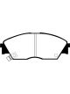 EBC For 90-92 Honda Civic CRX 1.6 Si Ultimax2 Front Brake Pads