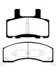 EBC For 90-93 Chevrolet C20 8600 LB Redstuff Front Brake Pads