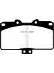 EBC For 91-93 Dodge Stealth 3.0 4WD Redstuff Front Brake Pads