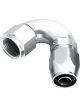 Aeroflow 550 Series Cutter Swivel 120 Degree Hose End -10AN Silver