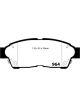 EBC For 92-01 Toyota Camry 2.2 Redstuff Front Brake Pads
