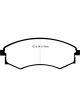 EBC For 92-95 Hyundai Elantra 1.6 Redstuff Front Brake Pads