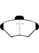 EBC For 94-98 Ford Mustang 3.8 Bluestuff Front Brake Pads
