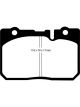 EBC For 95-00 Lexus LS400 4.0 Ultimax2 Front Brake Pads