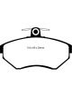 EBC For 96-98 Volkswagen Passat 1.9 TD Redstuff Front Brake Pads