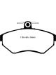 EBC For 97-02 Volkswagen Cabriolet 2.0 Redstuff Front Brake Pads