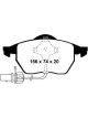 EBC For 99-01 Audi A4 1.8 Turbo B5 Yellowstuff Front Brake Pads